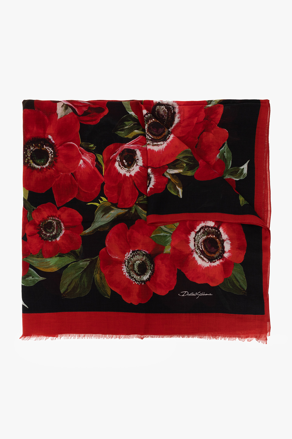 Floral scarf Dolce & Gabbana - corset dress dolce gabbana